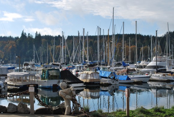 The Eagle Harbor Marina on Bainbridge Island.