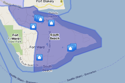 The South Beach Neighborhood on Bainbridge Island.