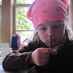 Crayon cleverness at Treehouse Cafe on Bainbridge Island.